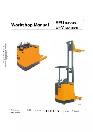 Still Wagner EFV 160 Forklift Service Repair Manual