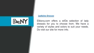 Lady Dresses  Elbisny.com