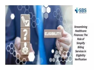 Simplify Billing Services in Eligibility Verification