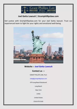 Joel Getta Lawsuit  Grantphillipslaw.com