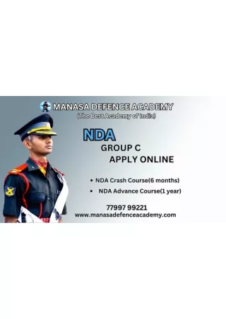 NDA GROUP C APPLY ONLINE