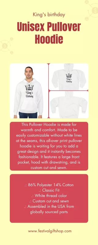 King's birthday - Unisex Pullover Hoodie