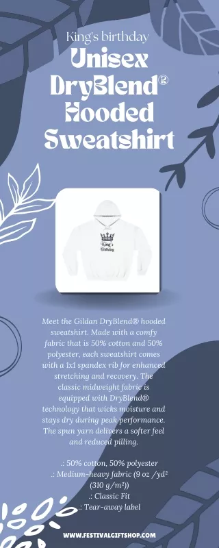 King's birthday - Unisex DryBlend® Hooded Sweatshirt