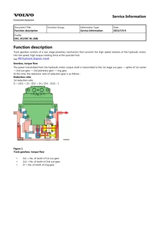 VOLVO EC235C NL EC235CNL EXCAVATOR Service Repair Manual