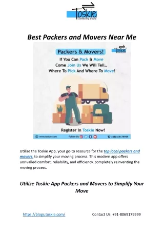Best Packers and Movers Near Me