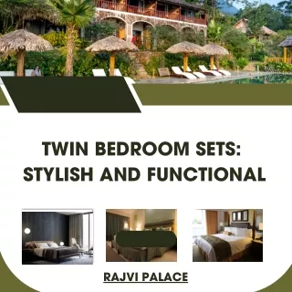 Twin Bedroom Sets Stylish and Functional