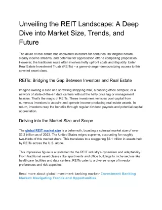 4 Unveiling the REIT Landscape_ A Deep Dive into Market Size, Trends, and Future