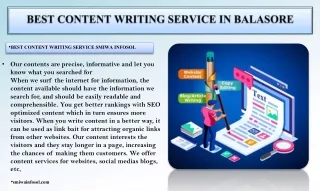 Top 10 Content Writing Service Provider in Balasore Odisha