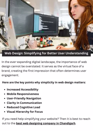 Web Design: Simplifying for Better User Understanding