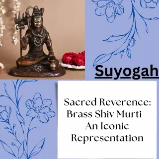 Sacred Reverence Brass Shiv Murti - An Iconic Representation