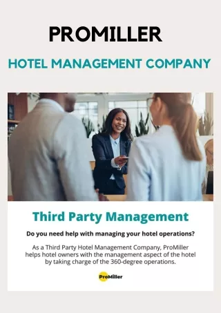 ProMiller Hotel Management Company