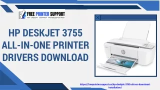 HP DeskJet 3755 All-in-One Printer Drivers Download