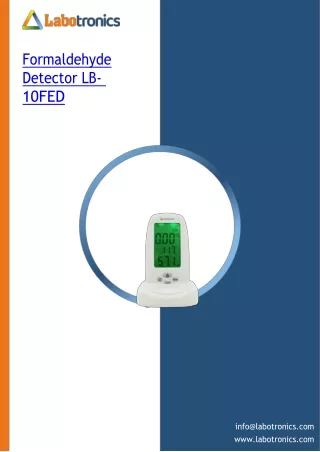 Formaldehyde-Detector