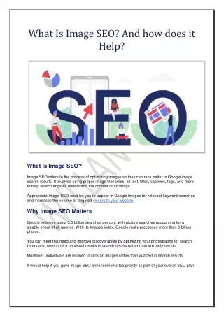 What Is Image SEO