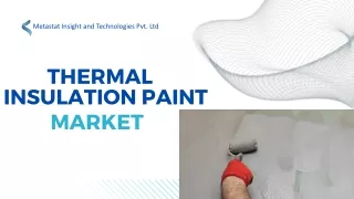 Thermal Insulation Paint Market Analysis, Size, Share, Growth, Trends, and Forec