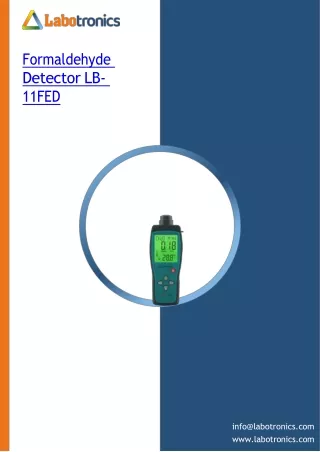 Formaldehyde-Detector-LB-11FED