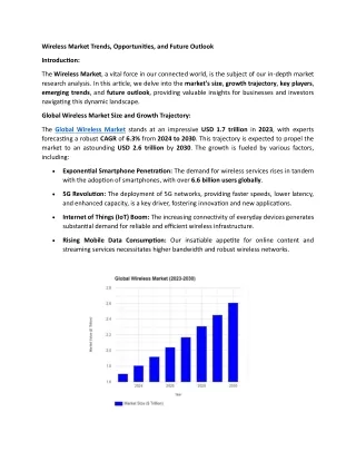 Wireless Market Trends