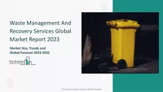 Waste Management And Recovery Services Market Growth Rate 2033