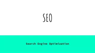 A Basic Guide To search Engine Optimization(SEO)