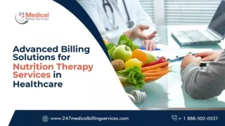 Advanced Billing Solutions For Nutrition Therapy Services In Healthcare