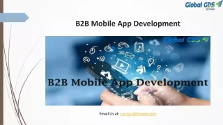 B2B Mobile App Development