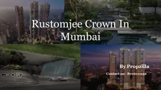 Rustomjee Crown in Prabhadevi, Mumbai | Buy 3, 4 & 5 BHK Luxury Apartments