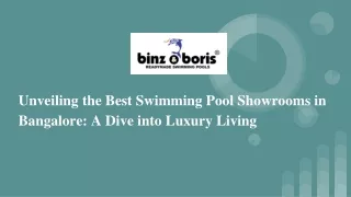 Unveiling the Best Swimming Pool Showrooms in Bangalore_ A Dive into Luxury Living