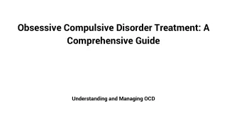Effective Strategies for Obsessive-Compulsive Disorder Treatment"