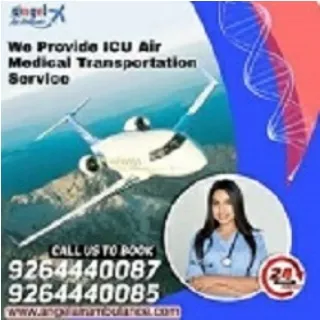 Angel Air Ambulance Service in Bhopal And Raipur
