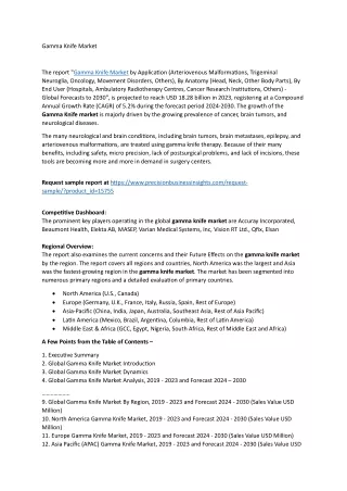 Gamma Knife Market Outlook, Trends Growth Analysis 2024