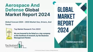 Aerospace And Defense Market Share, Industry Demand, Trends 2024-2033