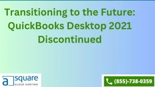 QuickBooks Desktop discontinuation service  hub