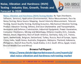 Noise, Vibration and Harshness (NVH) Testing Market