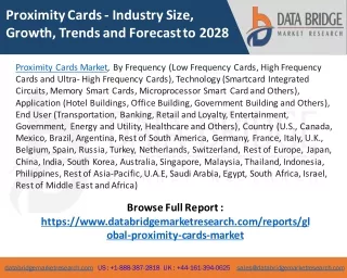 Proximity Cards Market