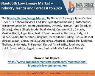 Bluetooth Low Energy Market