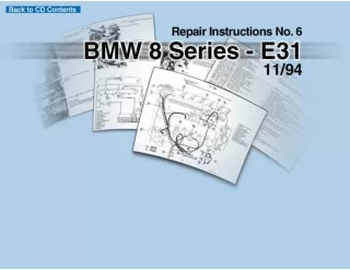 1992 Bmw 8 Series E31 Service Repair Manual