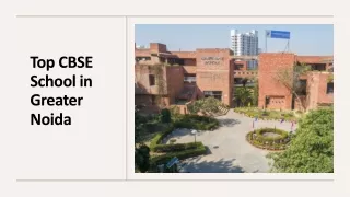 Top Cbse School in Greater Noida