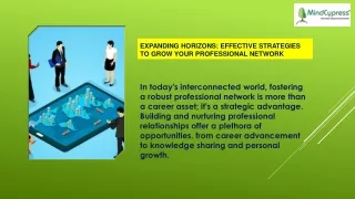 Expanding Horizons: Effective Strategies to Grow Your Professional Network