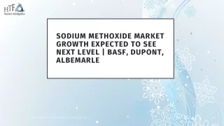 Sodium Methoxide Market