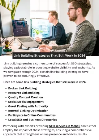 Link Building Strategies That Still Work in 2024