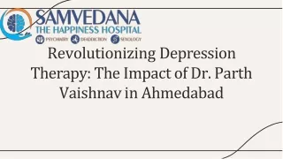 Depression therapy Ahmedabad