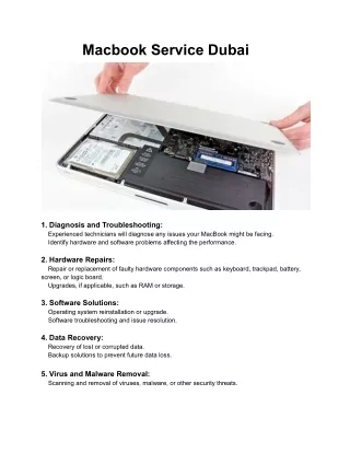 Macbook Service Dubai