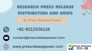 Press Release Distribution