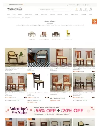 Dining Chairs from Woodenstreet