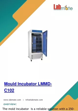 Mould-Incubator-LMMD-C102