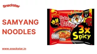 Shop Now Samyang Noodles in India - Snackstar