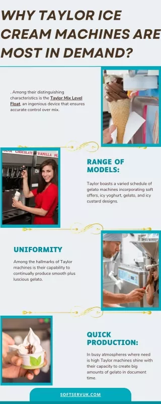 Why Taylor Ice Cream Machines are Most in Demand