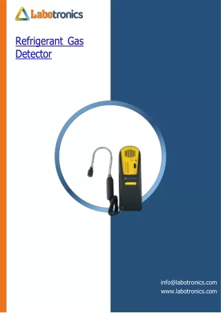 Refrigerant-Gas-Detector