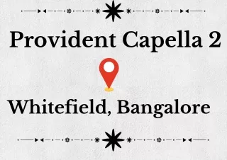 Provident Capella 2 Whitefield Bangalore_Brochure_pdf