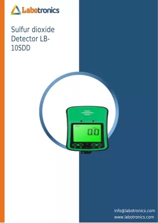 Sulfur-dioxide-Detector